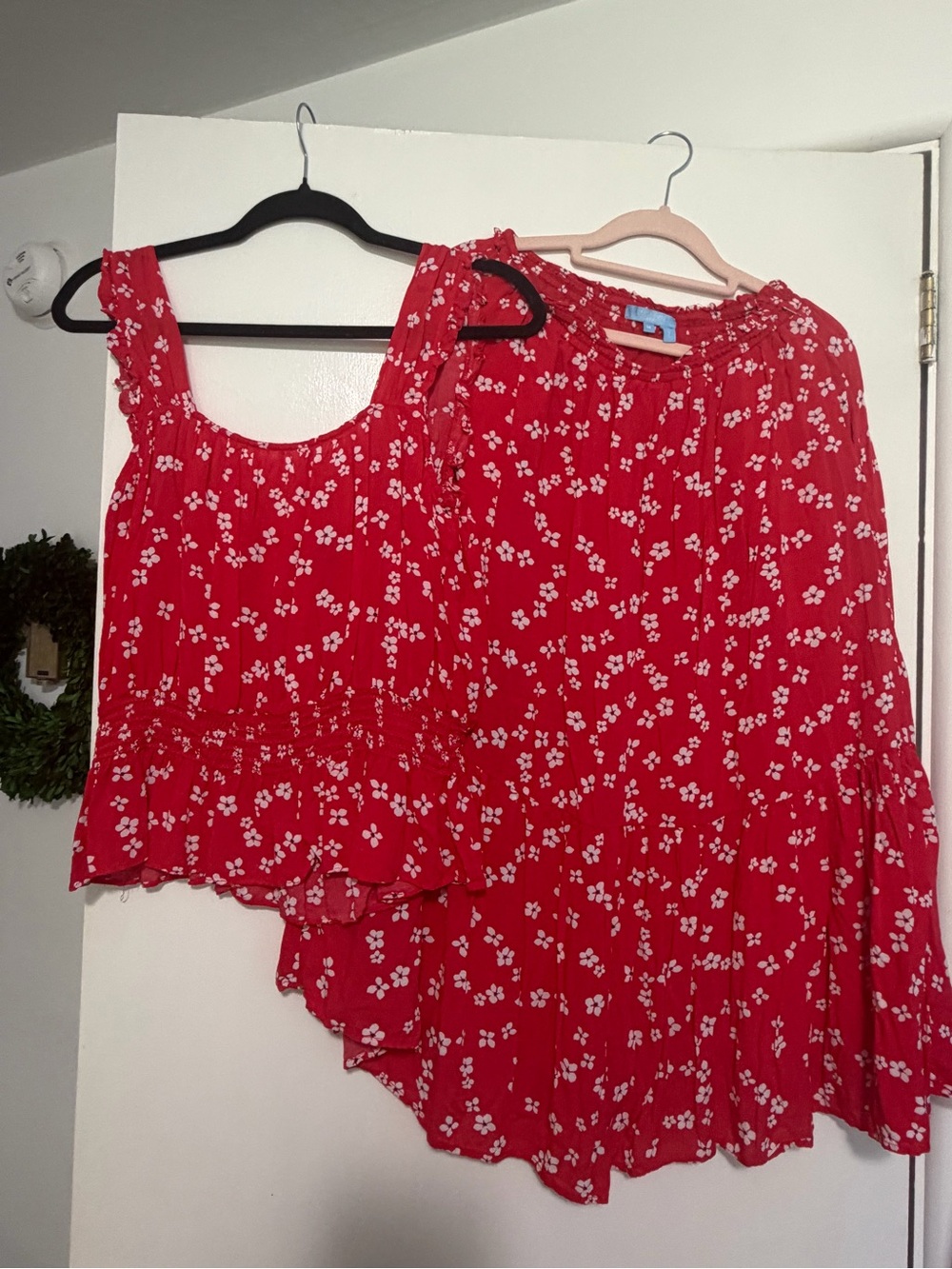 Draper James Red Floral Two-Piece Dress Set